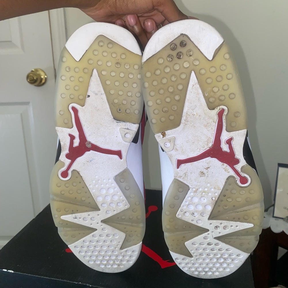 Jordan 6 carmine size 12
